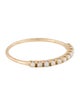 Mejuri 14K Pearl Half Eternity Ring