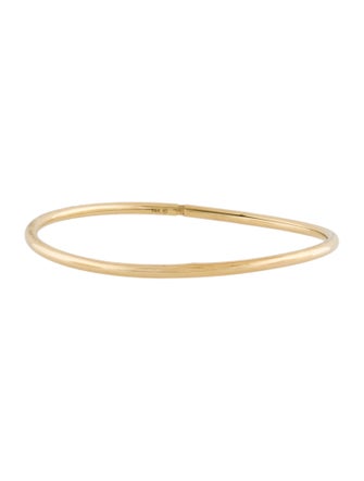 Mejuri 14k Thin Flexi Bangle Bracelet