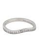 Mejuri Platinum Diamond Pavé Nesting Band