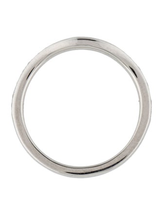 Mejuri Platinum Diamond Pavé Nesting Band