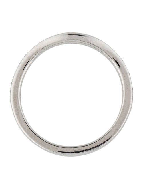 Mejuri Platinum Diamond Pavé Nesting Band