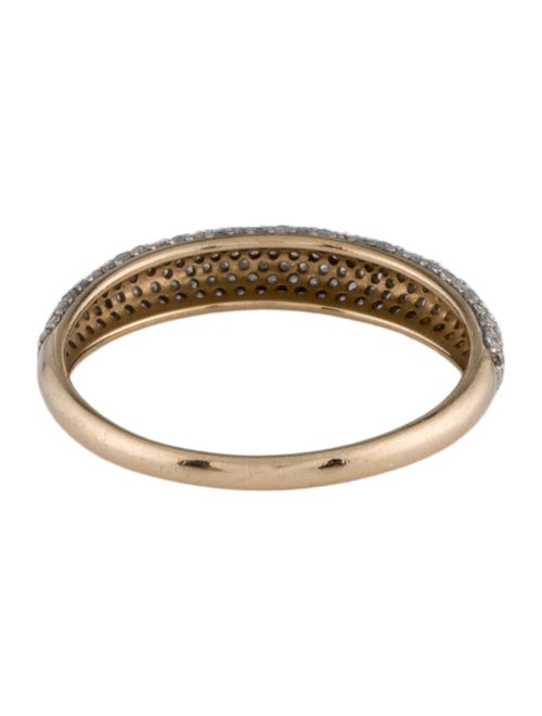 Mejuri 14K Diamond Thin Dome Ring