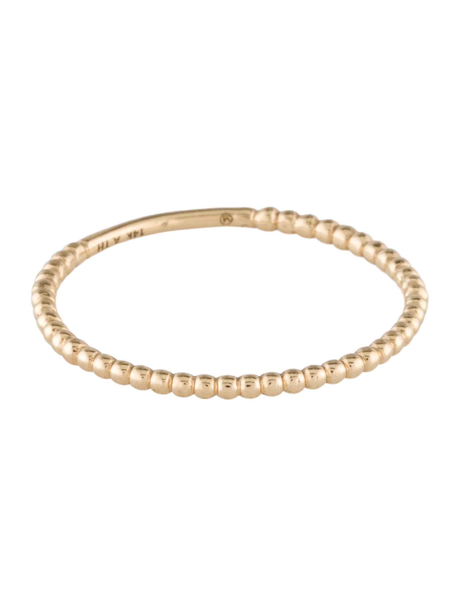 Mejuri 14K Beaded Ring