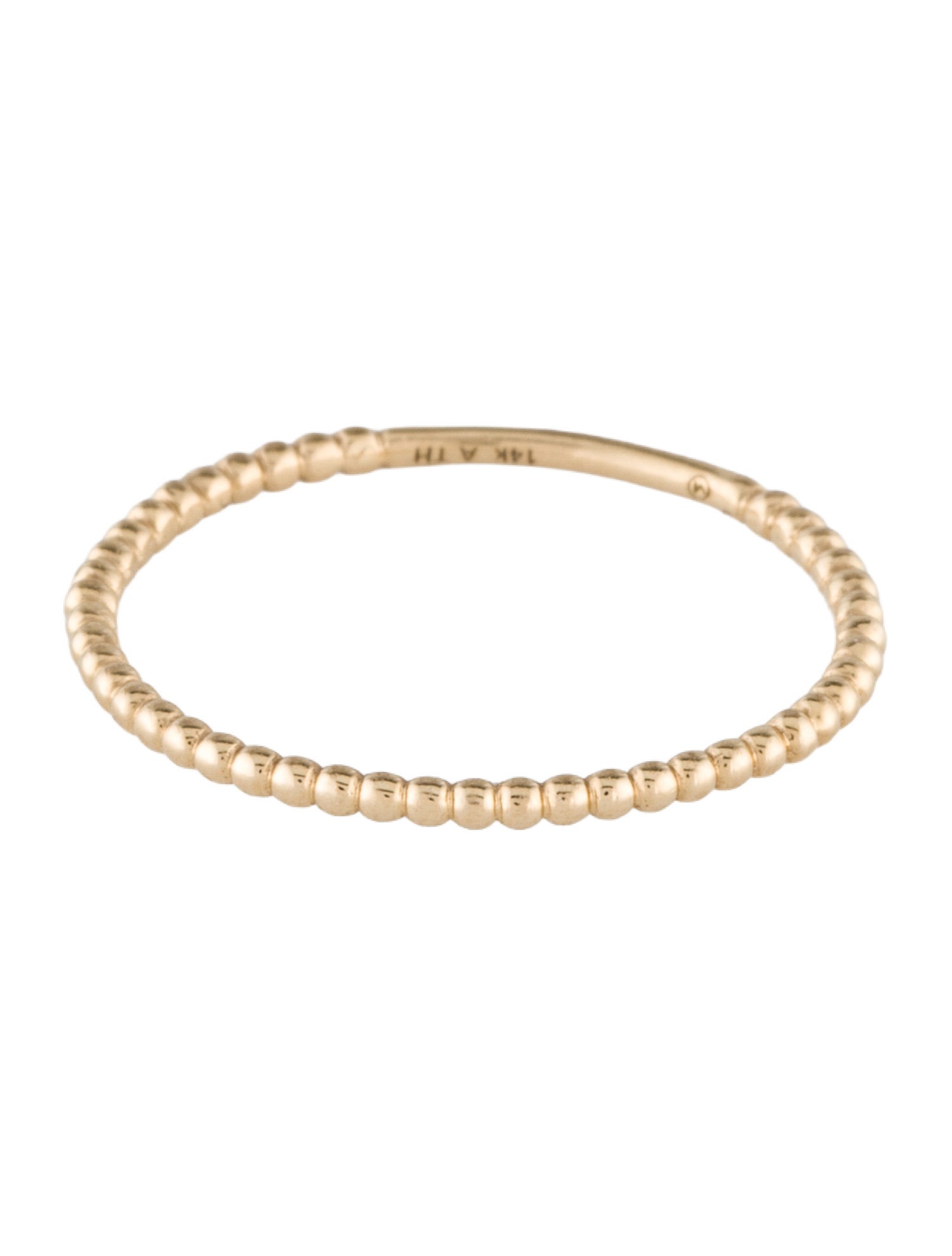 Mejuri 14K Beaded Ring