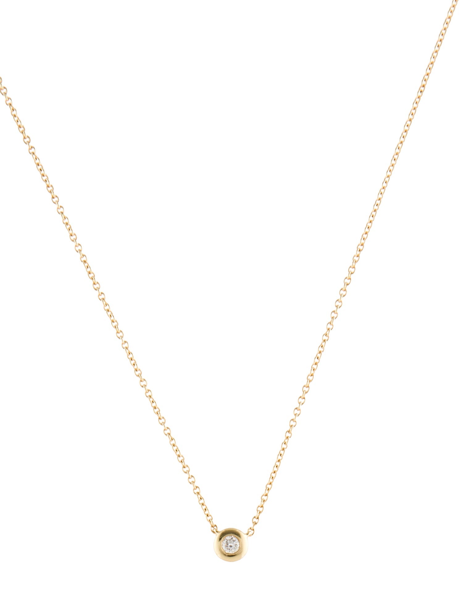 Mejuri 14K Diamond Pendant Necklace