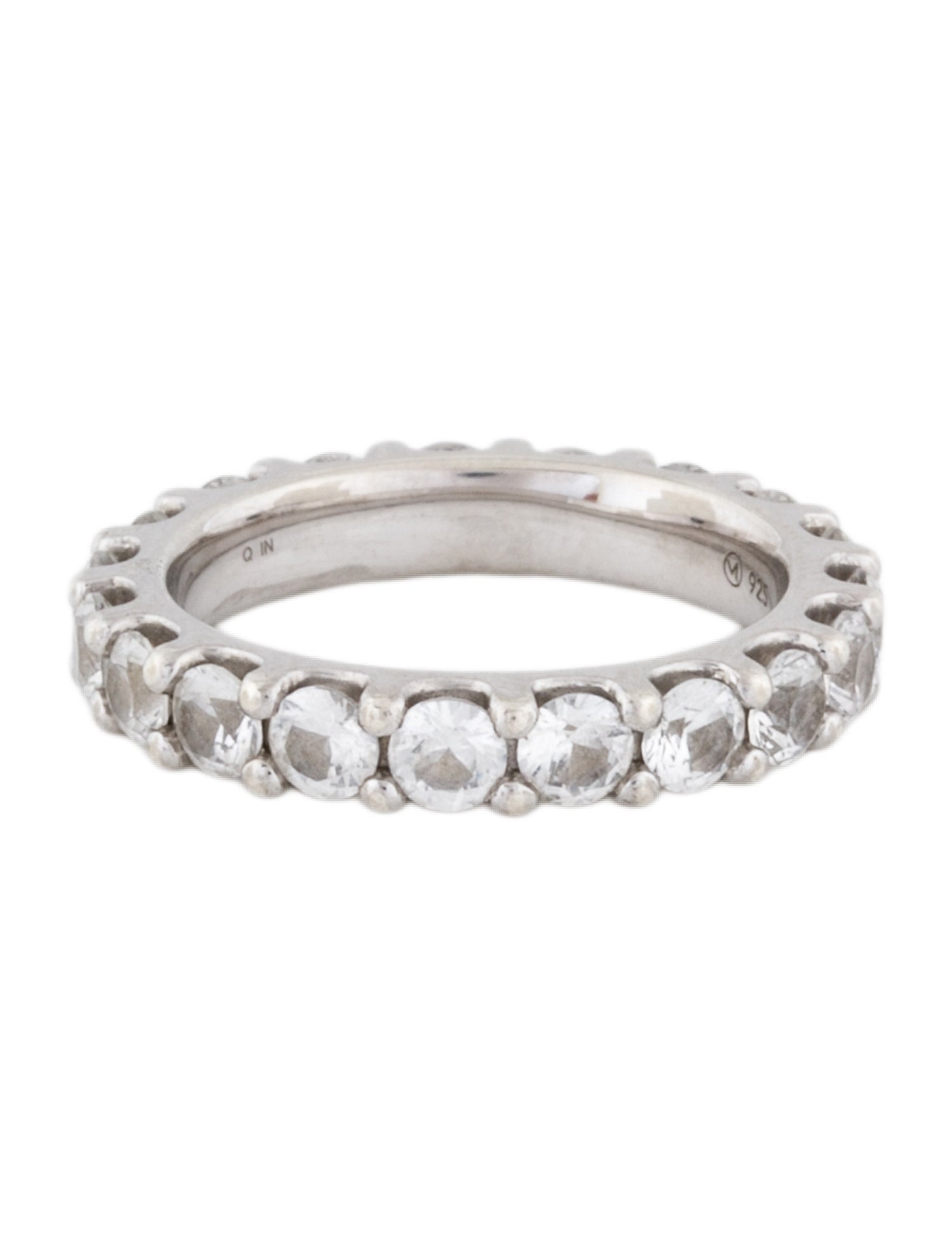 Mejuri Aurora Lab-Grown Sapphire Eternity Ring