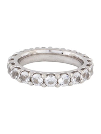 Mejuri Aurora Lab-Grown Sapphire Eternity Ring