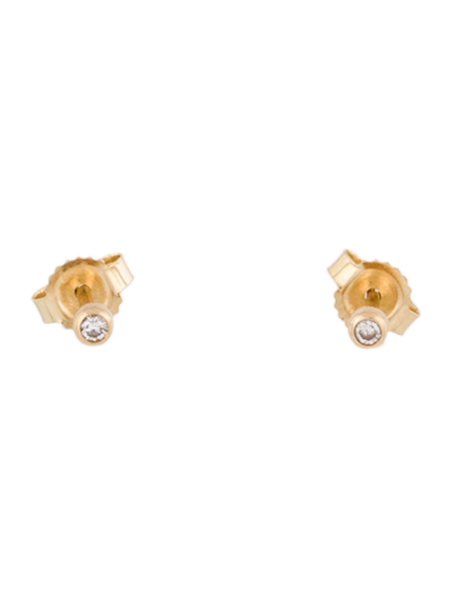 Mejuri 14K Diamond Stud Earrings