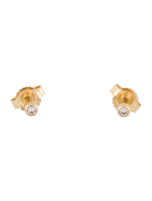 Mejuri 14K Diamond Stud Earrings