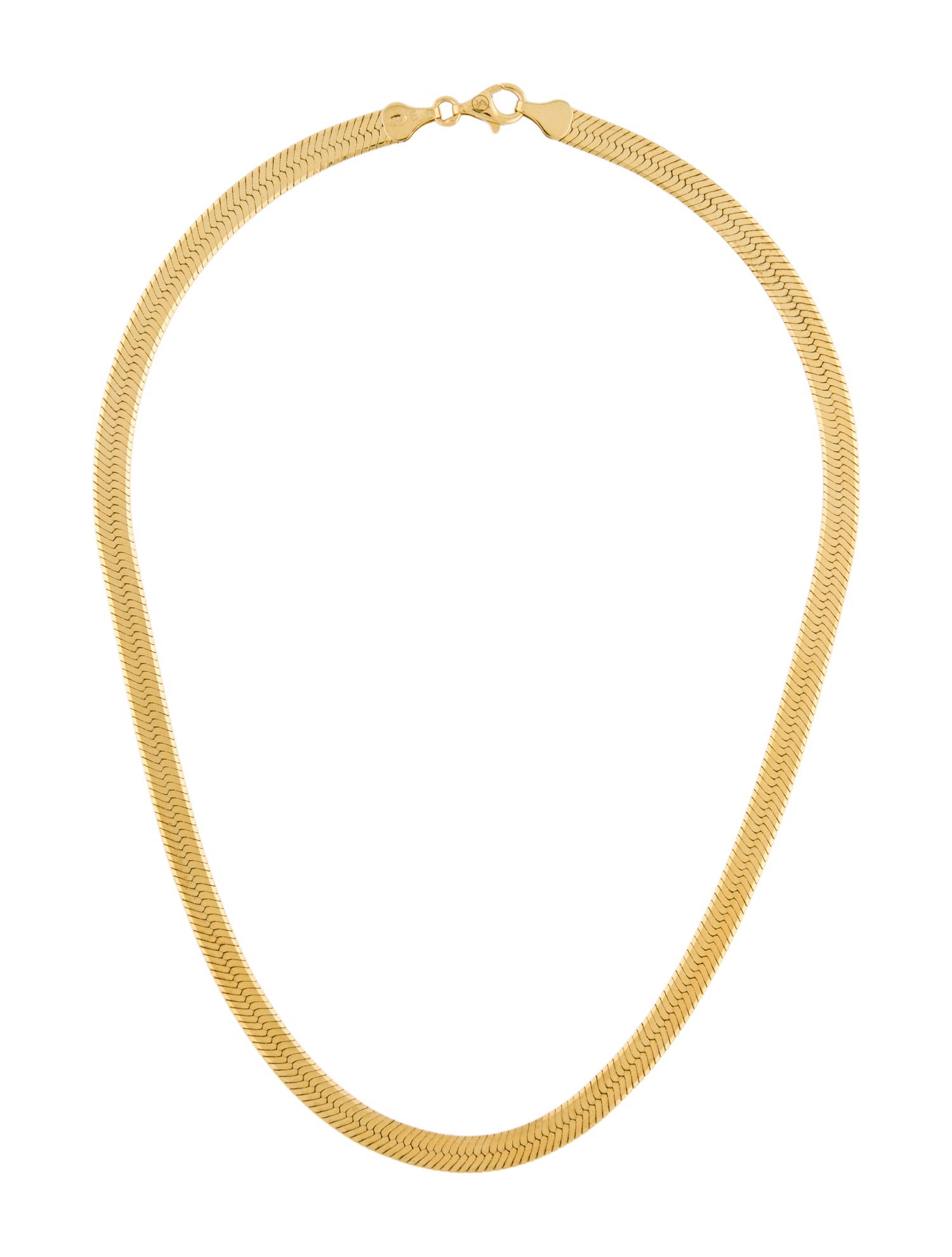 Mejuri Bold Herringbone Chain Necklace