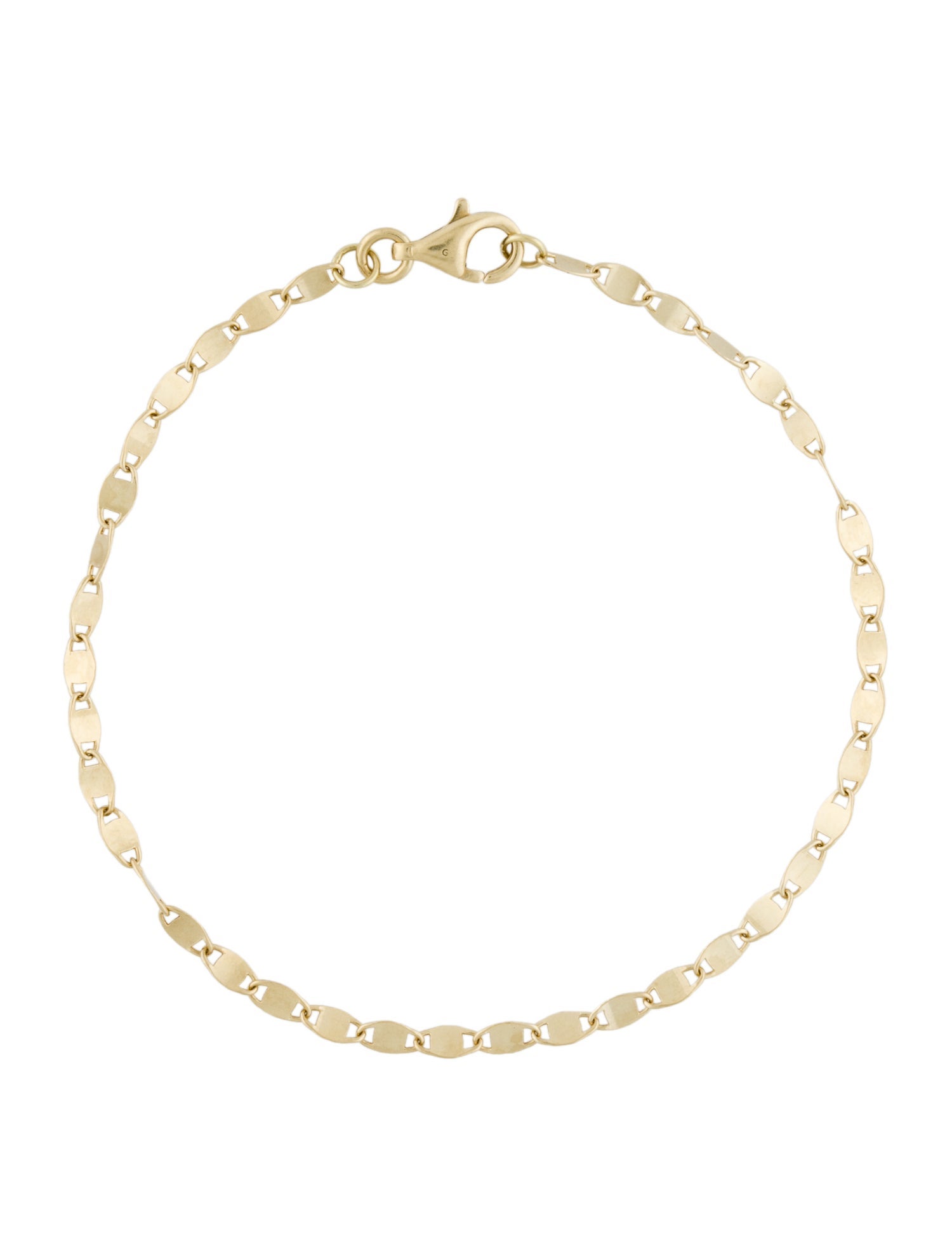 Mejuri 14K Anchor Chain Bracelet