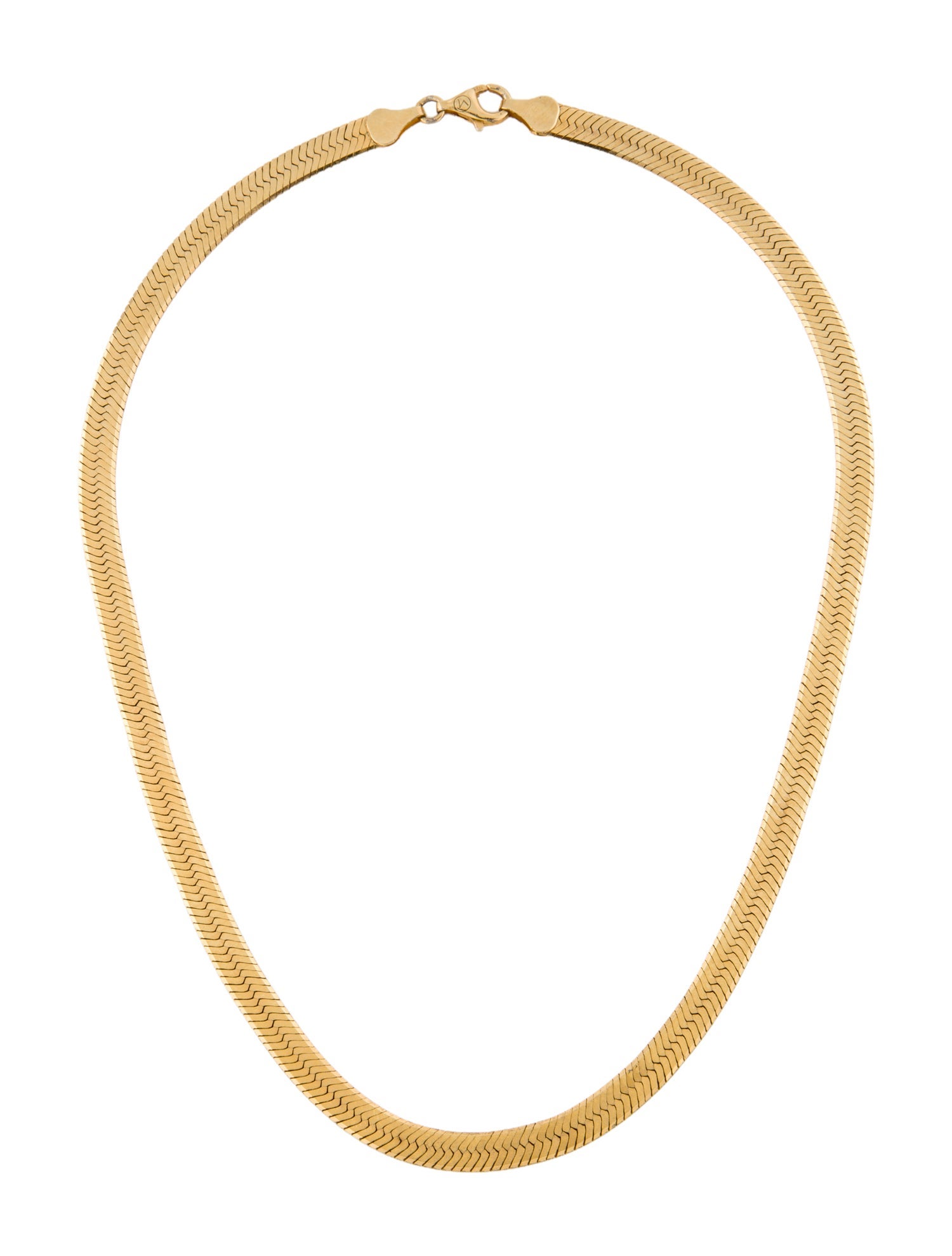 Mejuri Bold Herringbone Chain Necklace