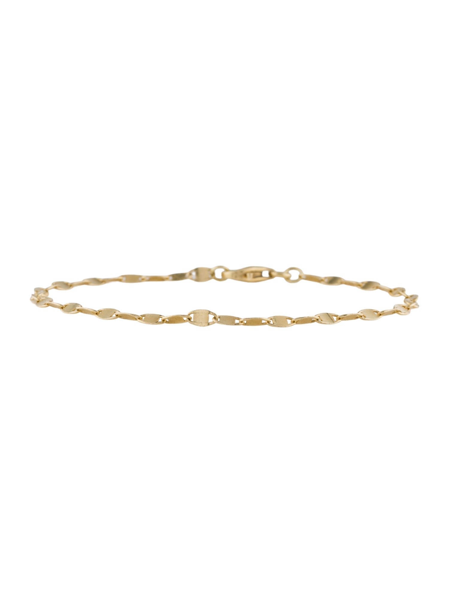 Mejuri 14K Anchor Chain Link Bracelet