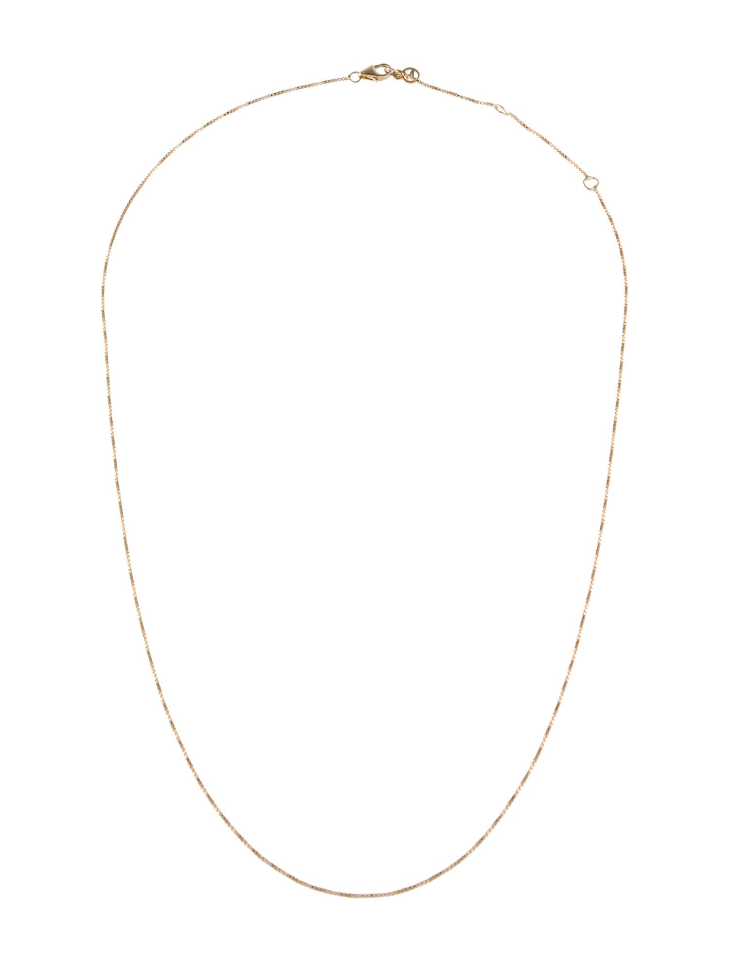 Mejuri 14K Baby Box Chain Necklace