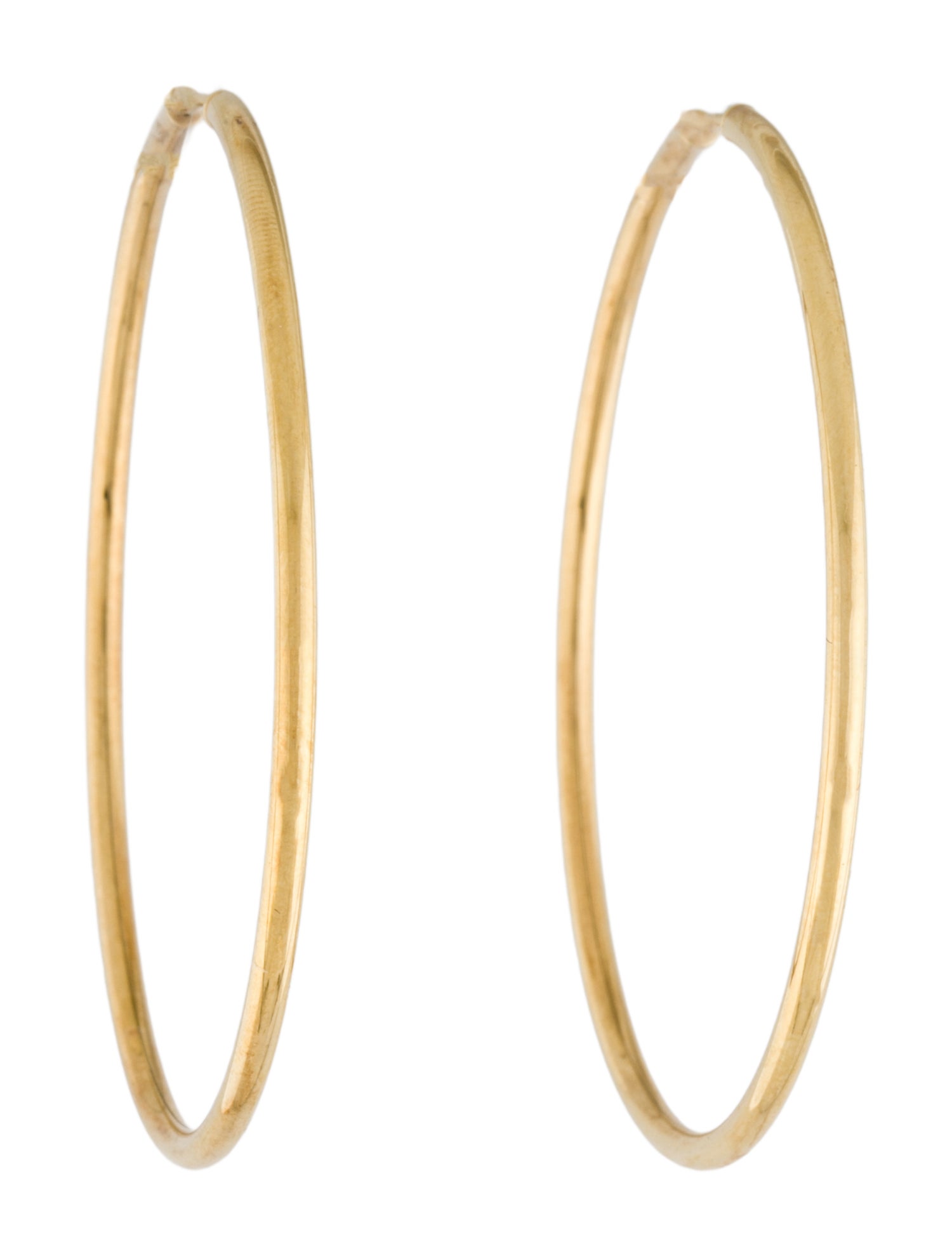 Mejuri 14K Oversized Thin Hoops