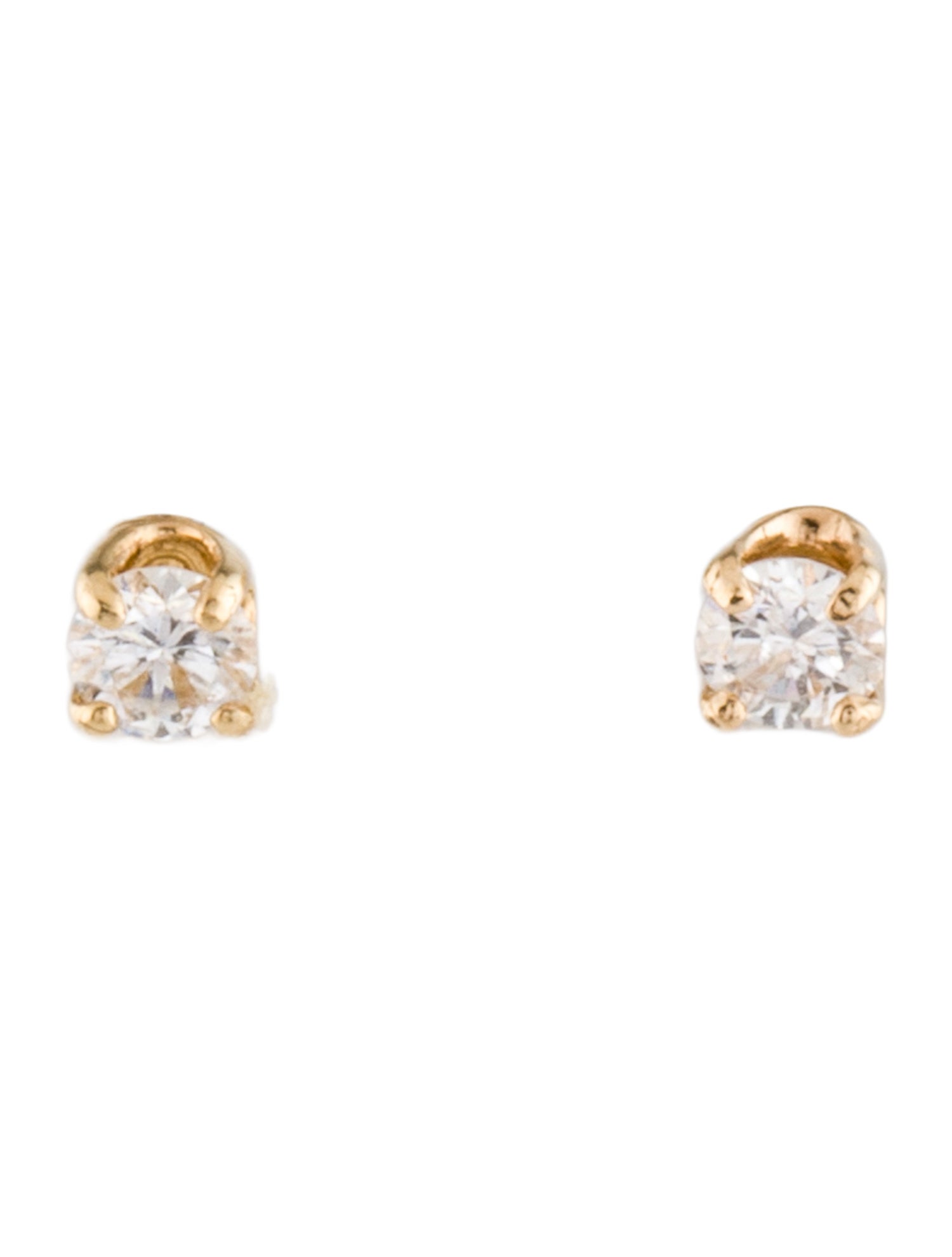 Mejuri 14K Diamond Stud Earrings