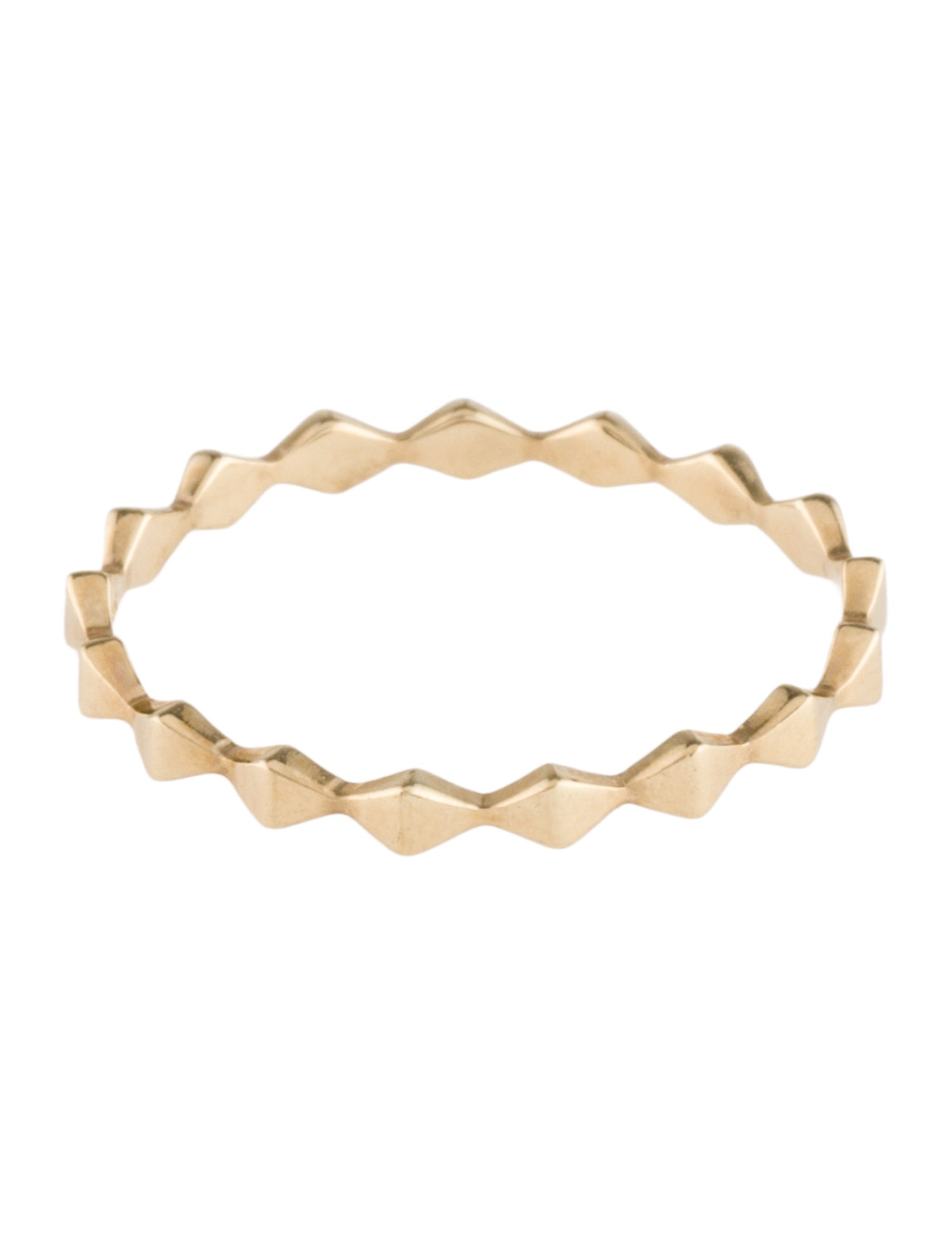 Mejuri 14K Sculpture Band Ring