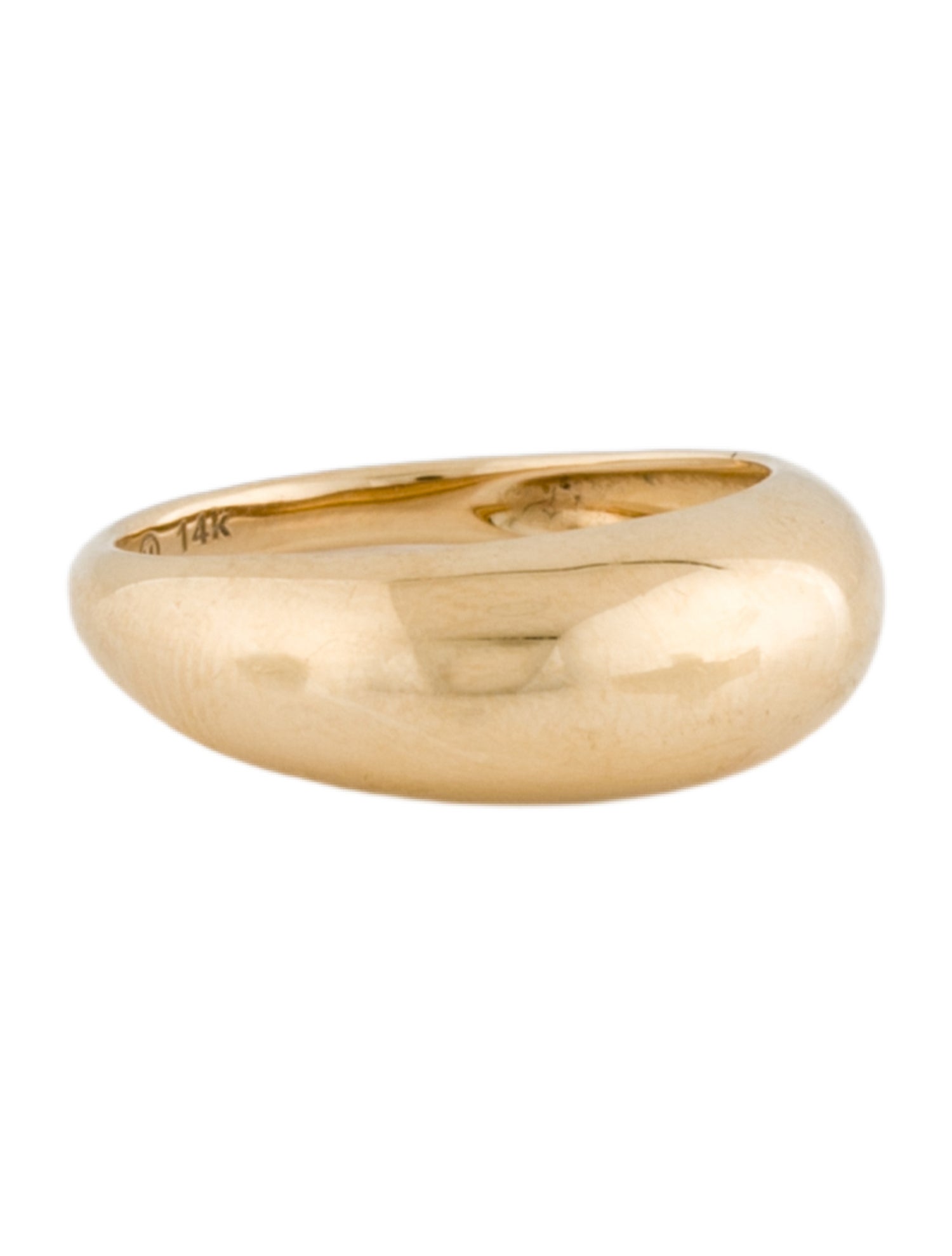 Mejuri 14K Thin Dôme Ring