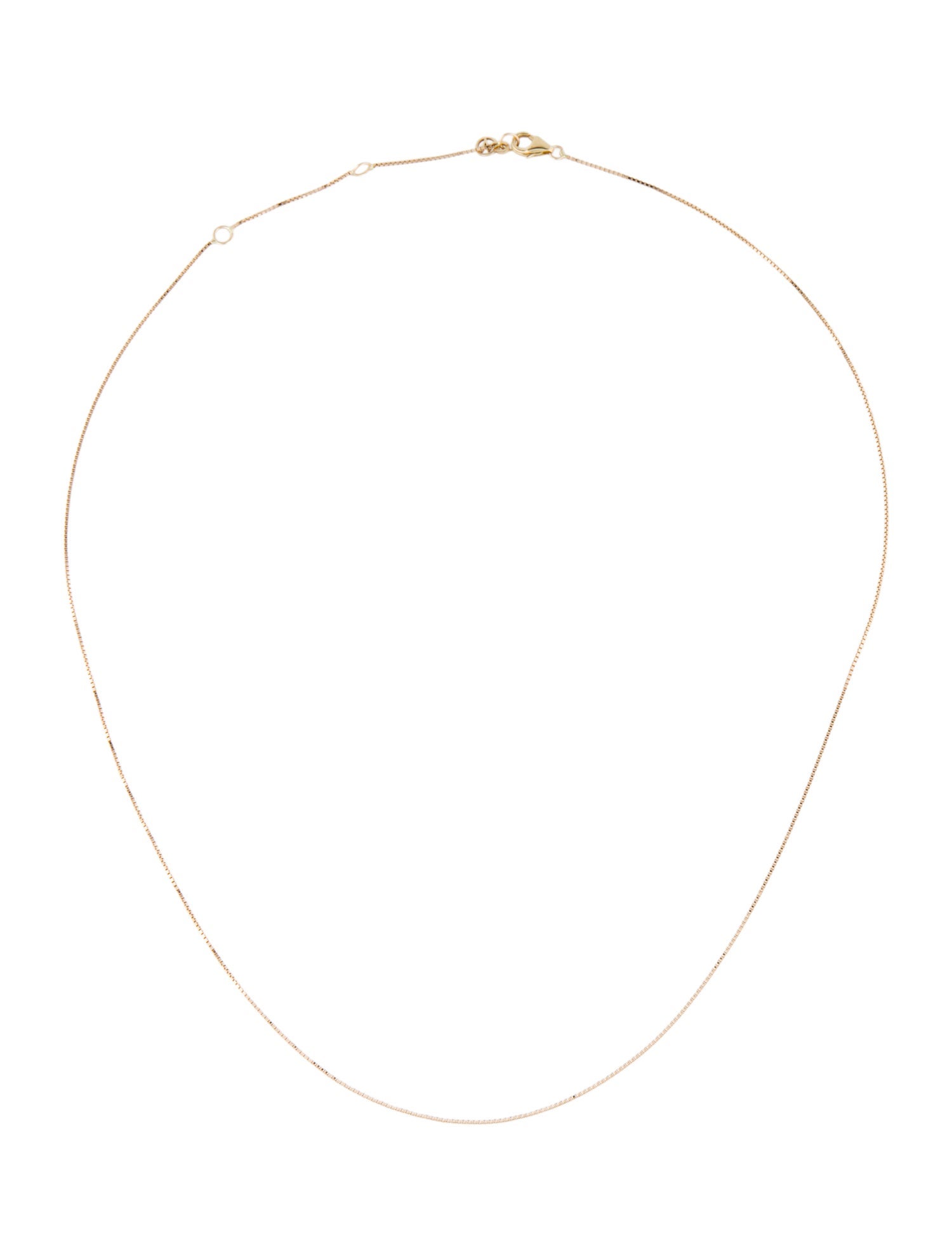 Mejuri 14K Baby Box Chain Necklace