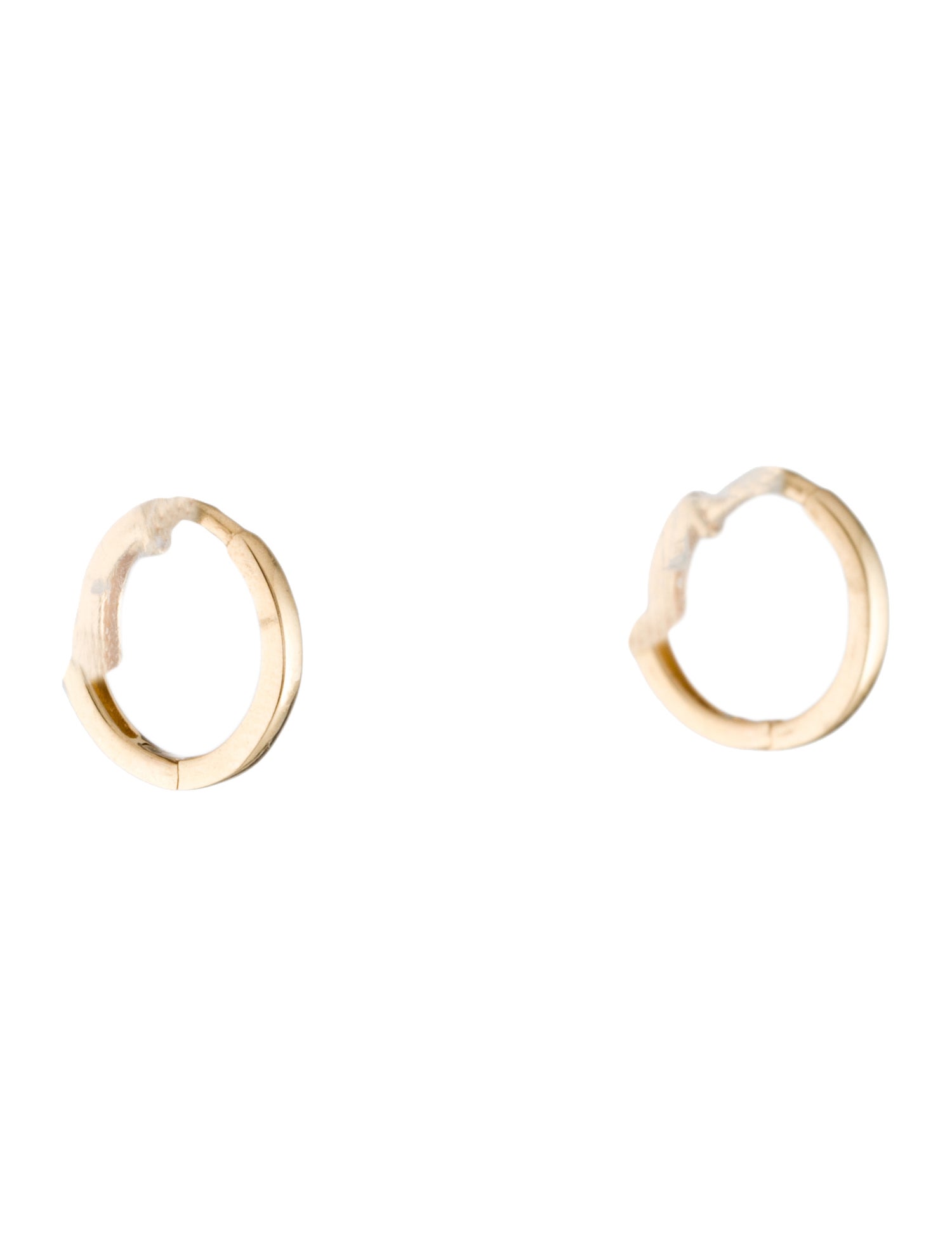 Mejuri 14K Easy Huggie Hoop Earrings