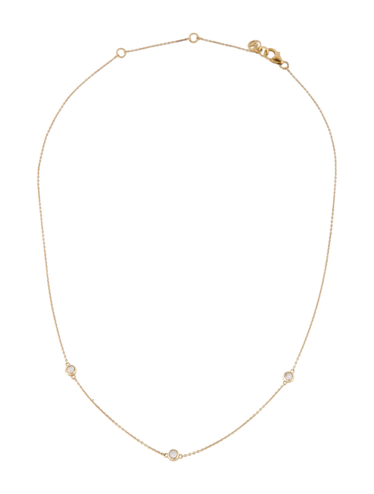 Mejuri Sapphire Satellite Necklace