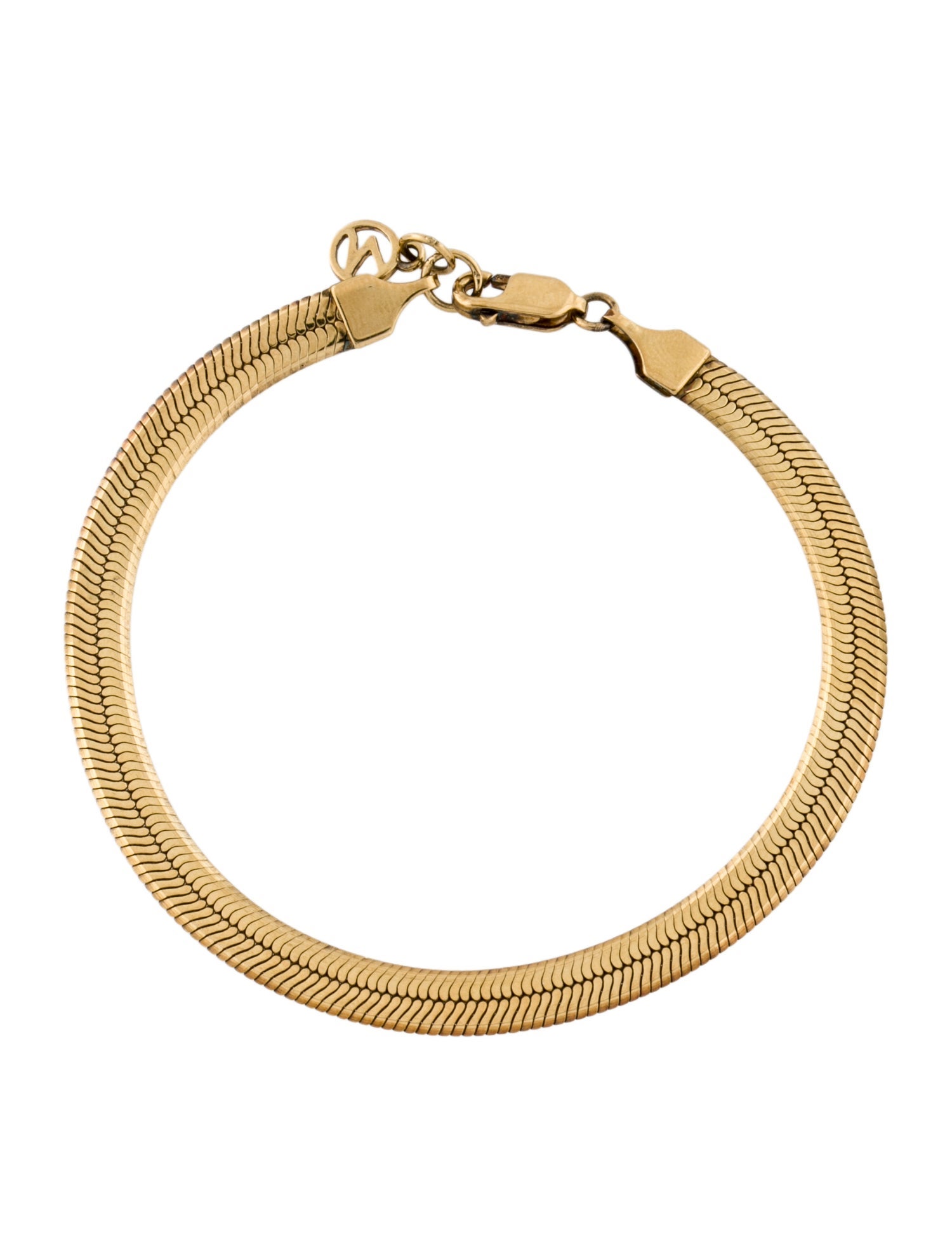 Mejuri Herringbone Chain Bracelet