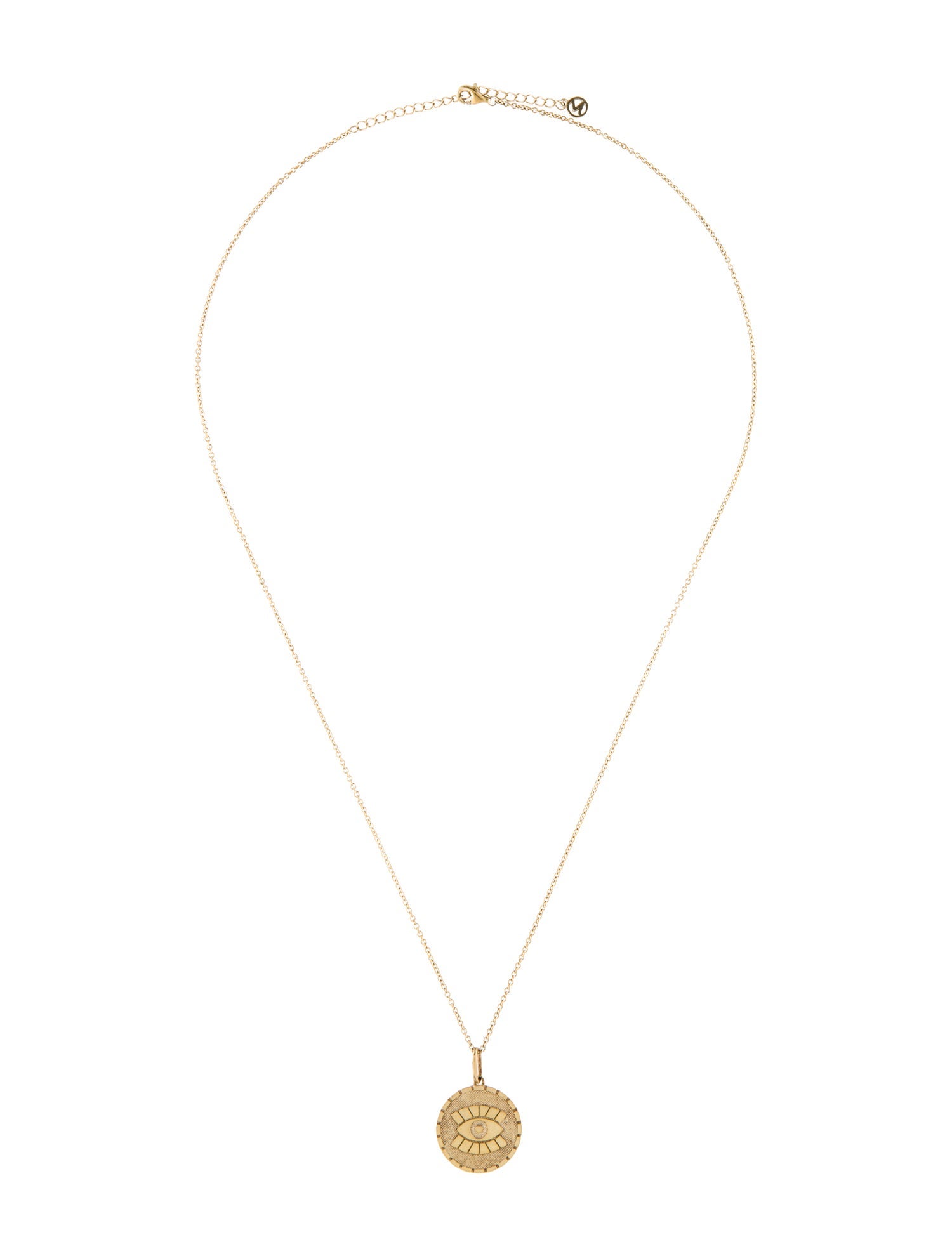 Mejuri Evil Eye Pendant Necklace