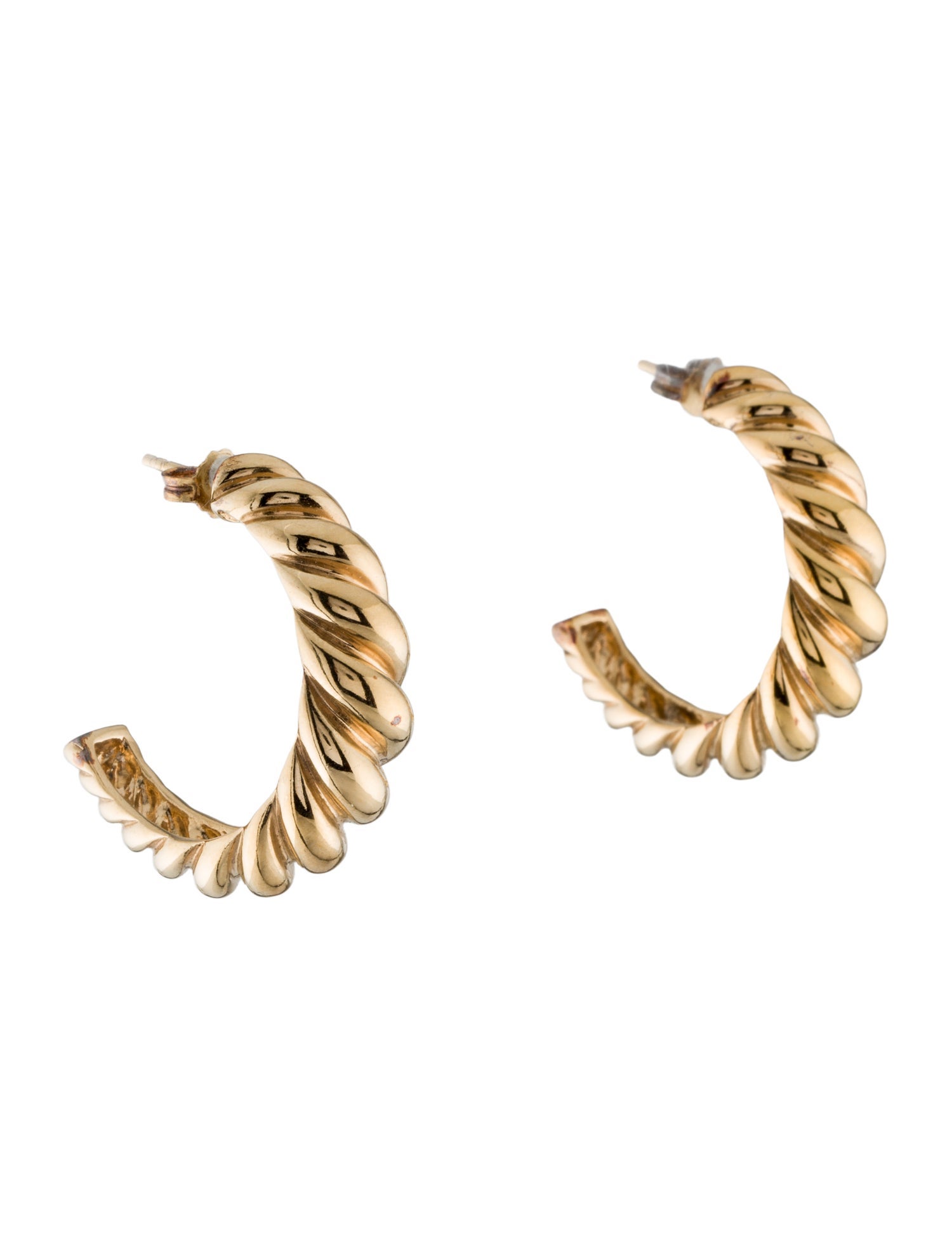 Mejuri Croissant Dôme Hoop Earrings