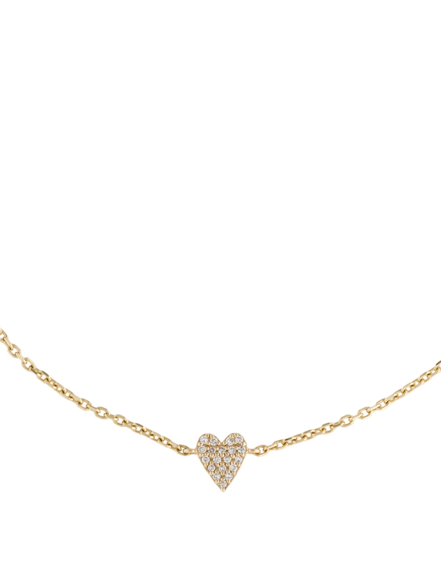 Mejuri 14K Diamond Mini Heart Bracelet