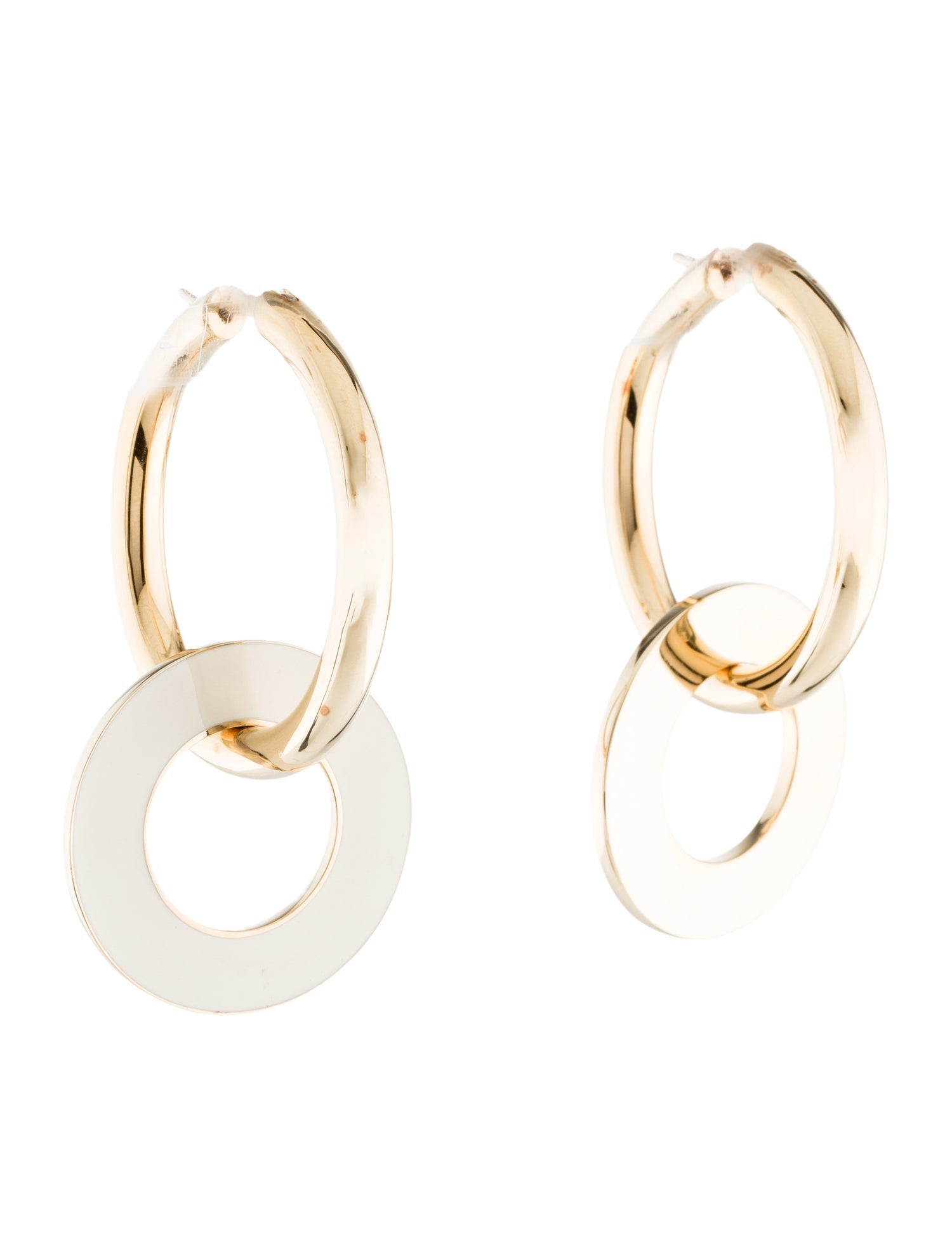 Mejuri x Luar Enamel Convertible Hoop Earrings
