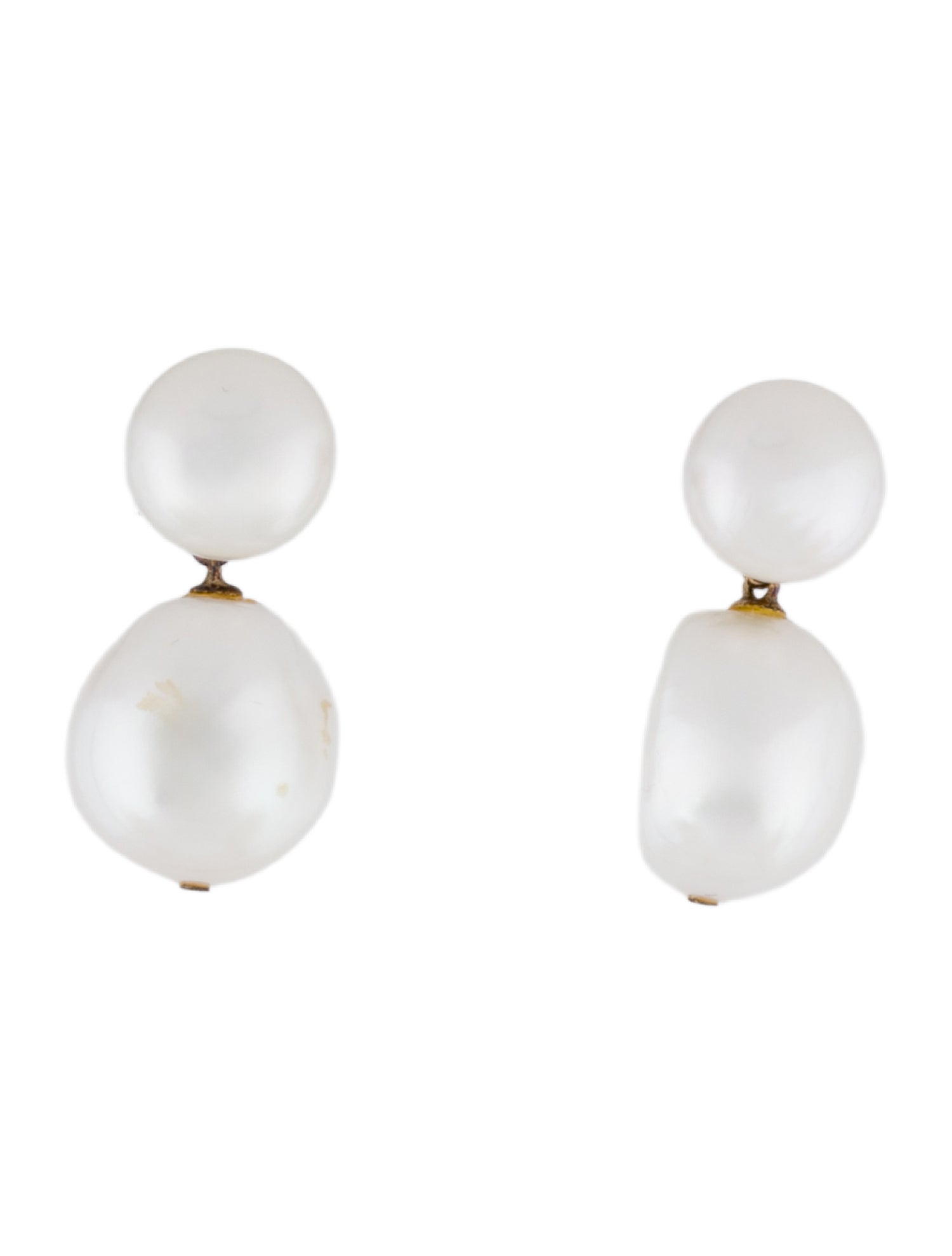 Mejuri Pearl Drop Earrings