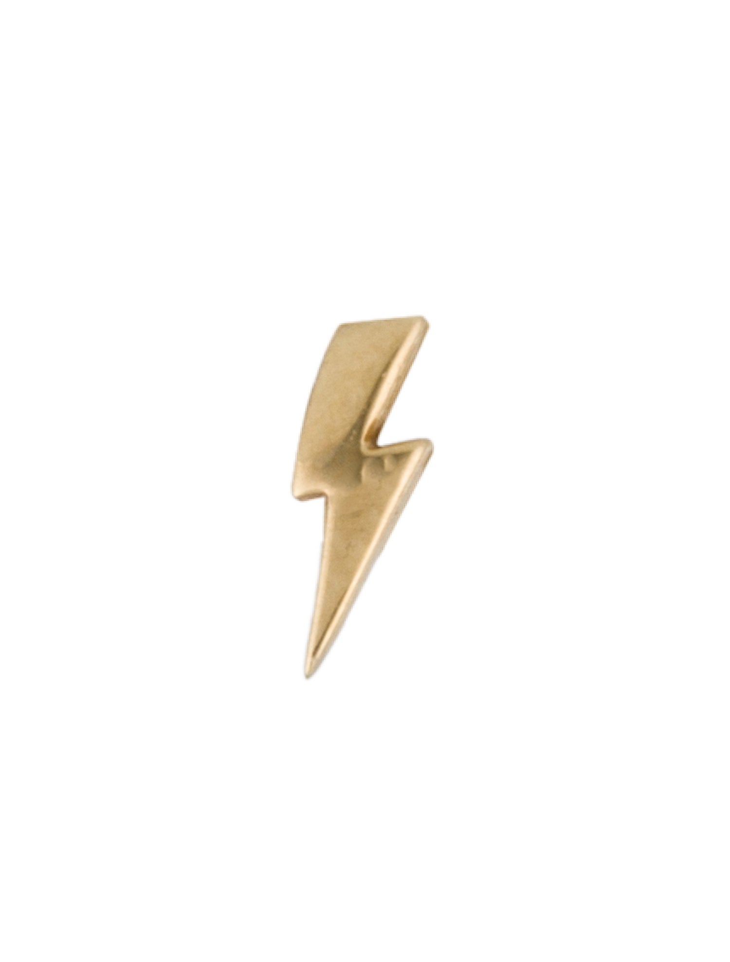 Mejuri 14K Lightning Bolt Single Stud Earring