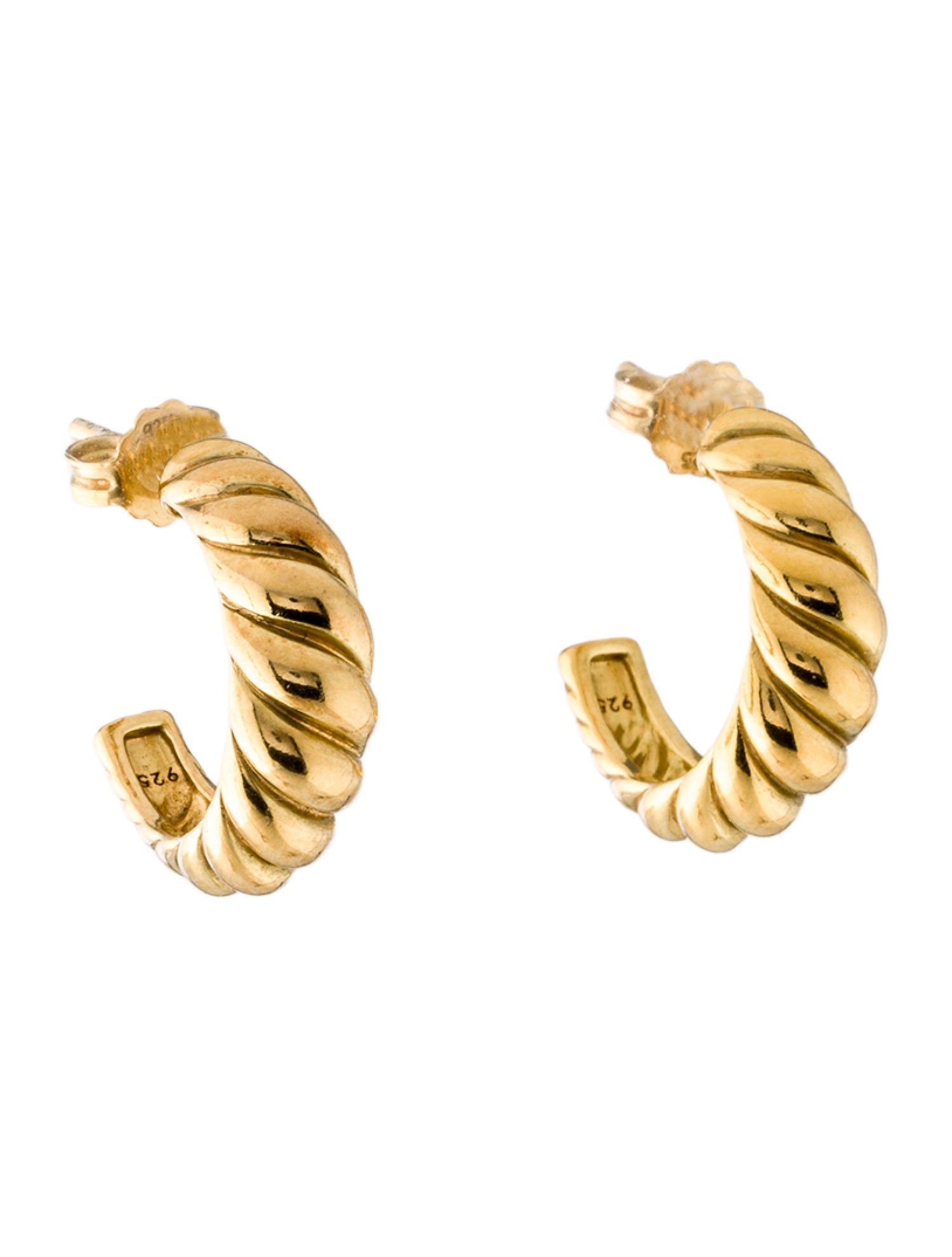 Mejuri Croissant Dôme Hoop Earrings