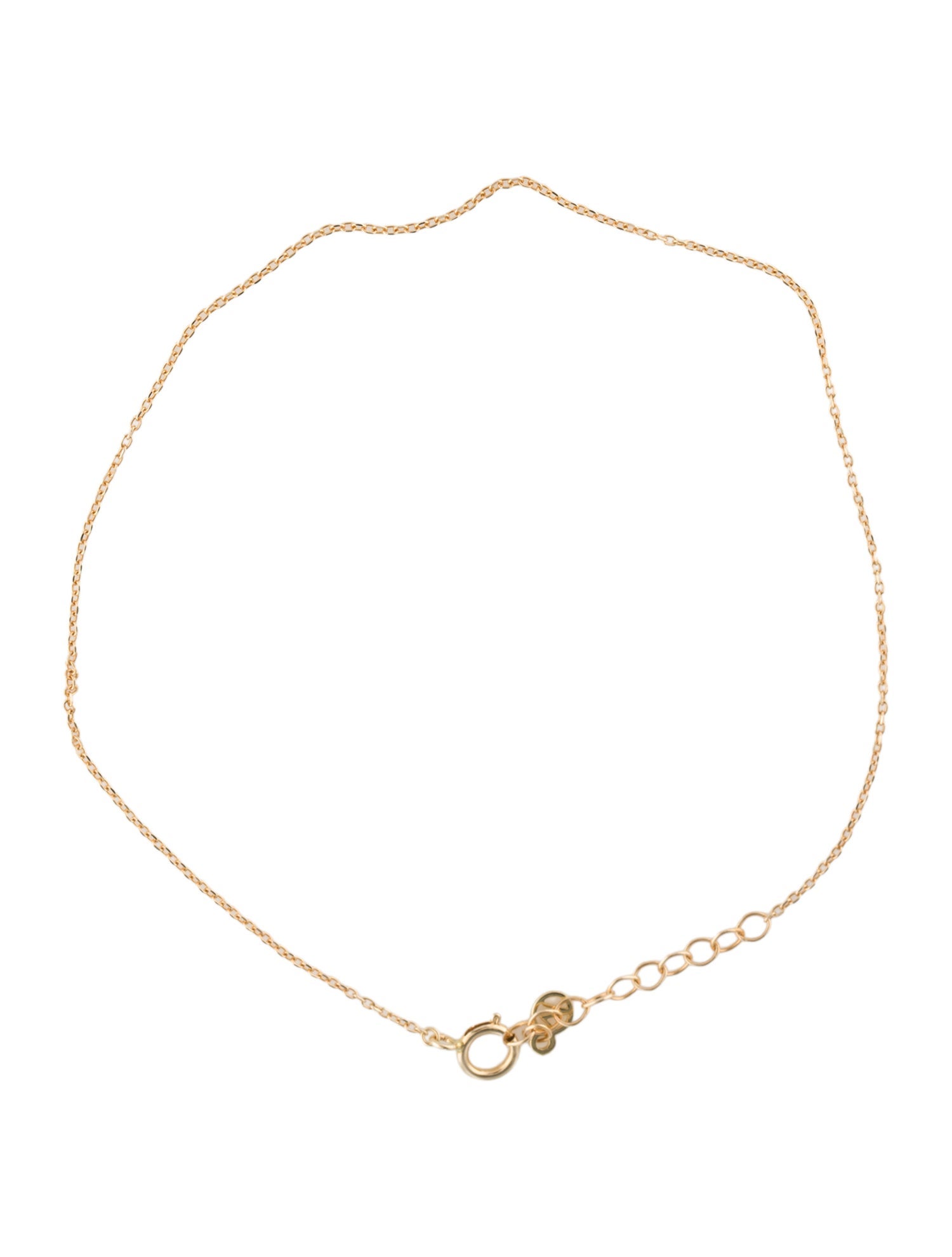 Mejuri 14K Chain Anklet Bracelet