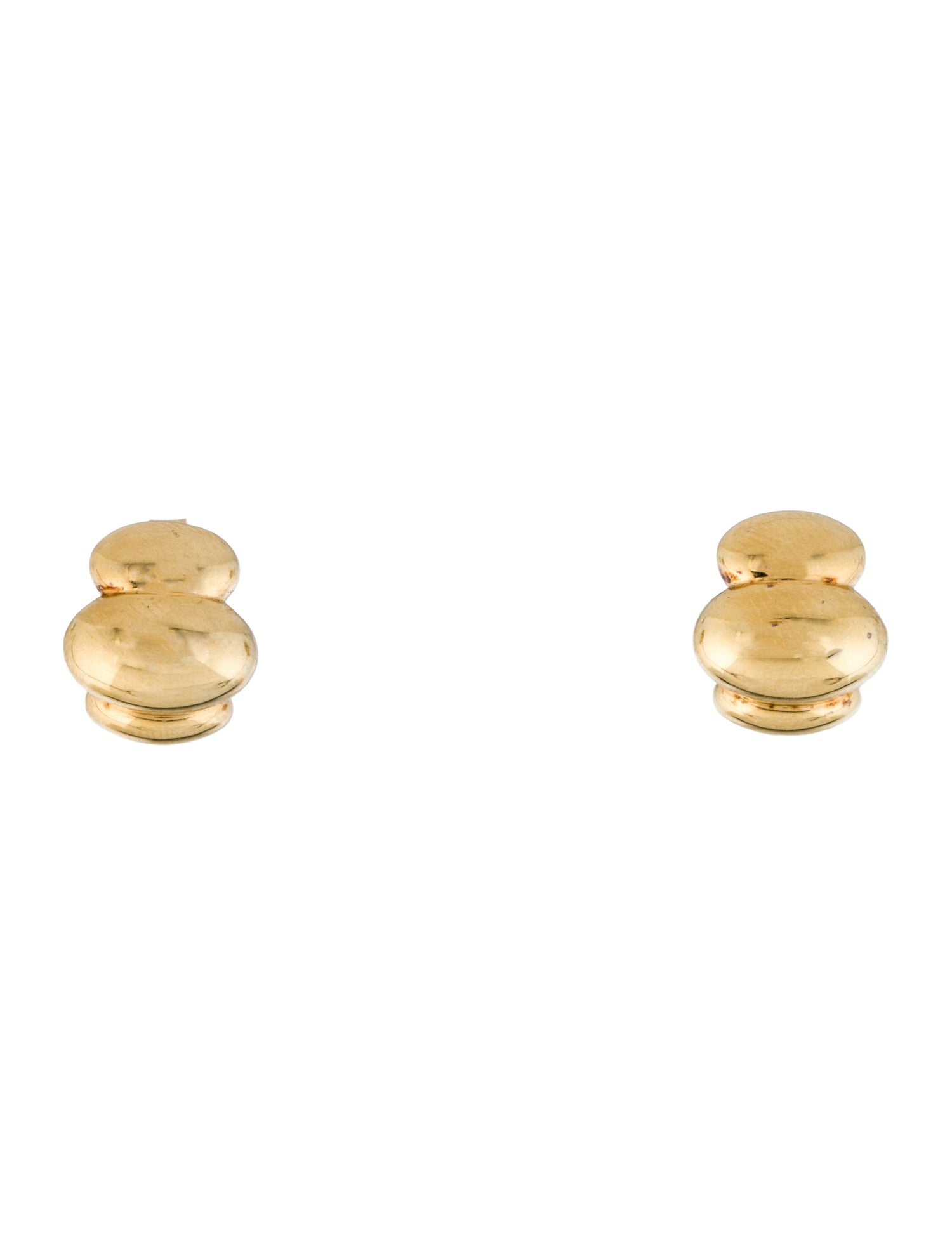Mejuri Textured Hoop Drop Earrings