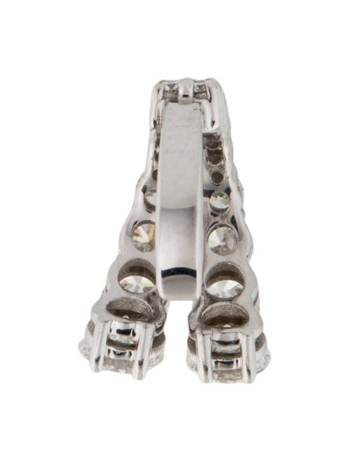 Melissa Kaye 18K 1.20ctw Diamond Aria Two-Row Single Ear Cuff