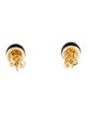 Melissa Kaye 14K Diamond & Enamel Stud Earrings