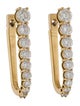 Melissa Kaye 18K 1.70ctw Aria Hoop Earrings