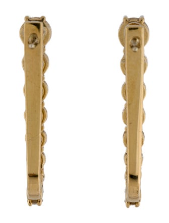 Melissa Kaye 18K 1.70ctw Aria Hoop Earrings