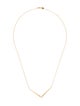 Melissa Kaye 18K Diamond Aria V Pendant Necklace