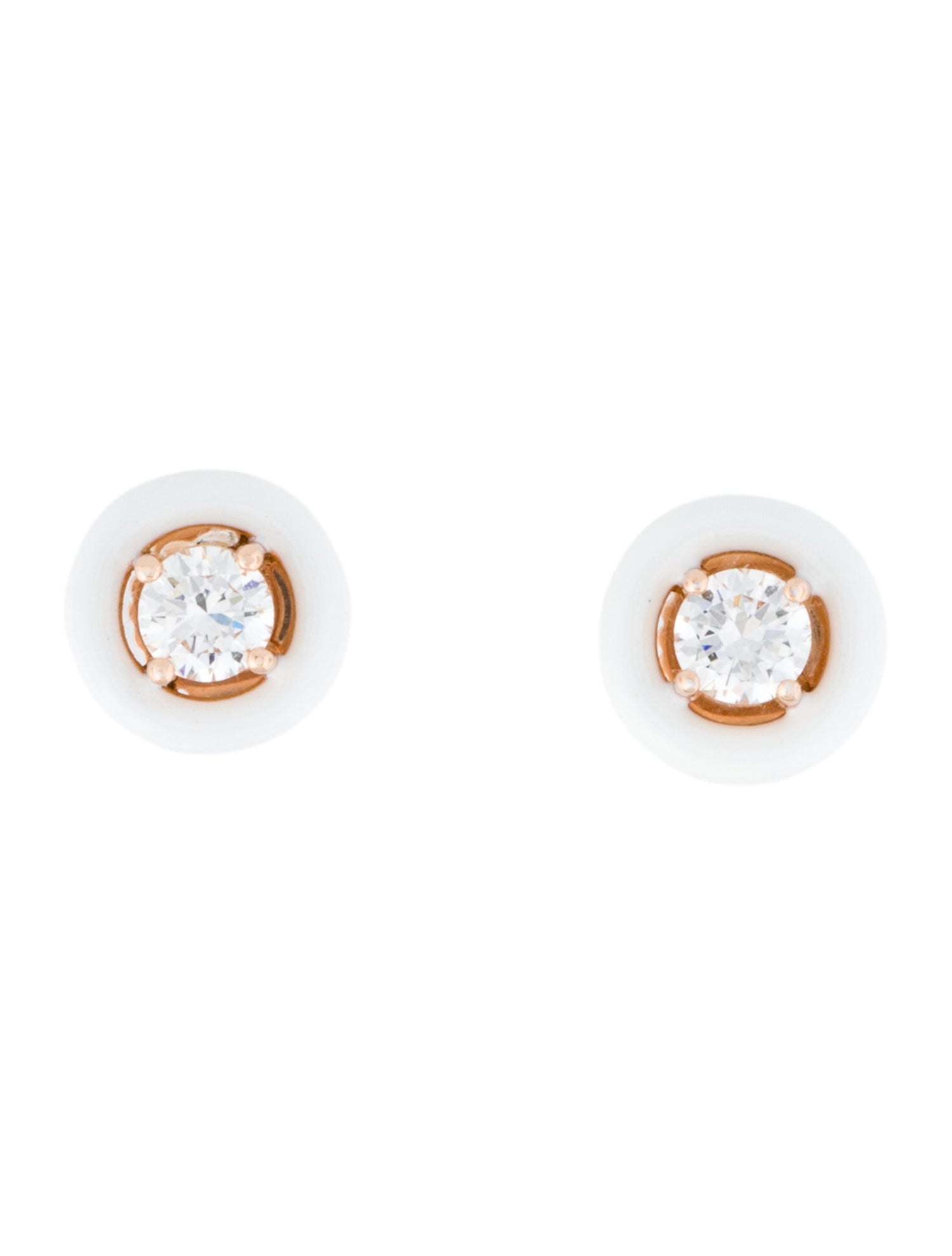 Melissa Kaye 18K Diamond Sylvie Stud Earrings