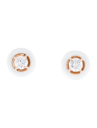 Melissa Kaye 18K Diamond Sylvie Stud Earrings