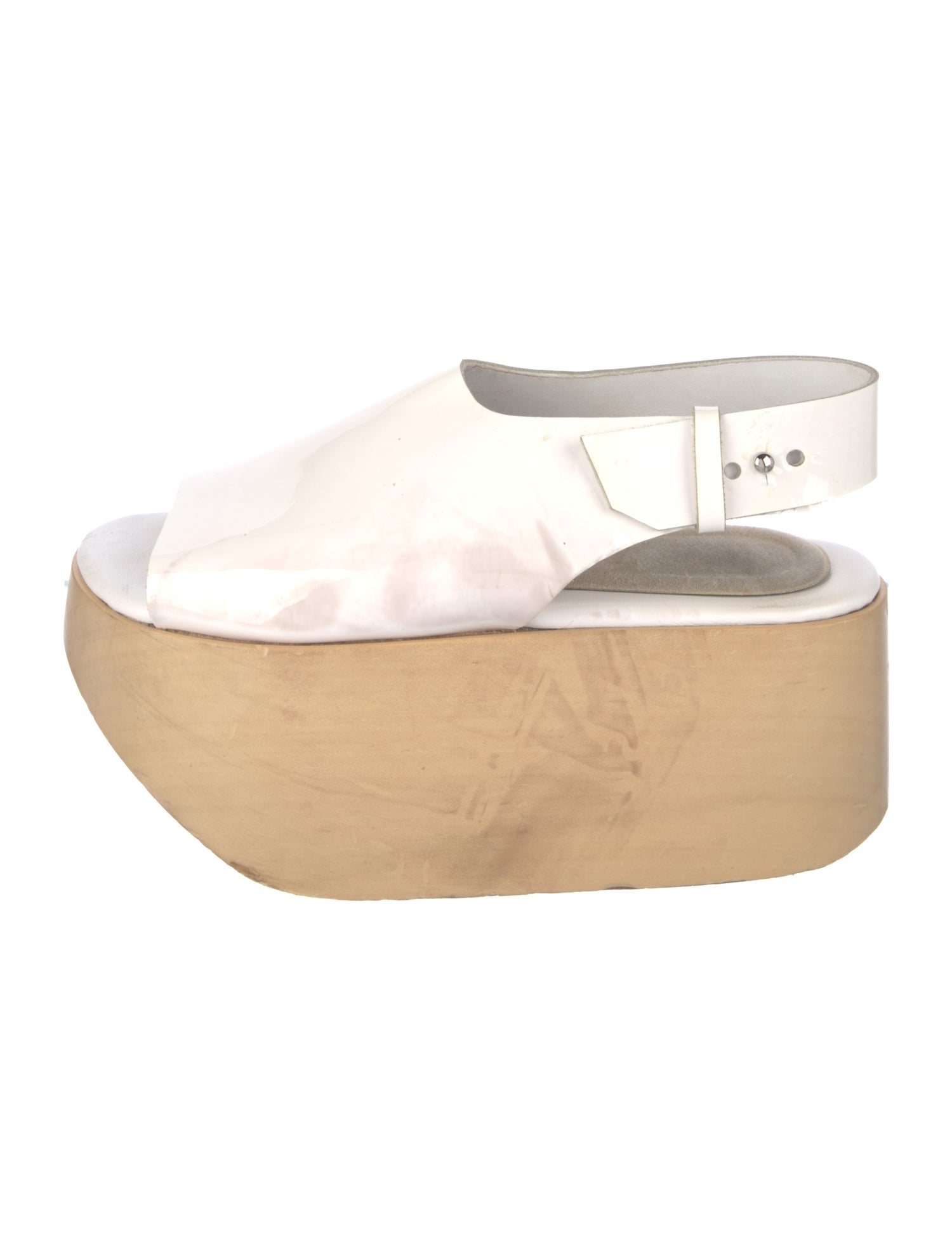 Melitta Baumeister Patent Leather Slingback Sandals