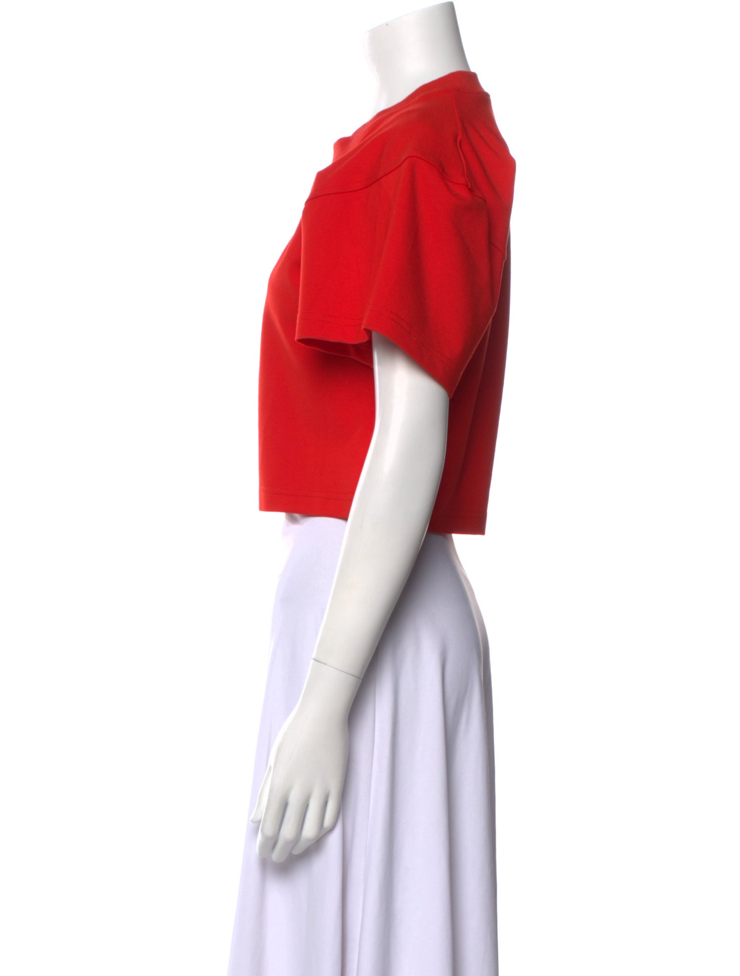Melitta Baumeister Crew Neck Short Sleeve Crop Top
