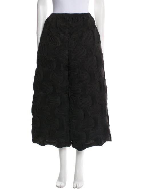 Melitta Baumeister Plaid Print Wide Leg Pants