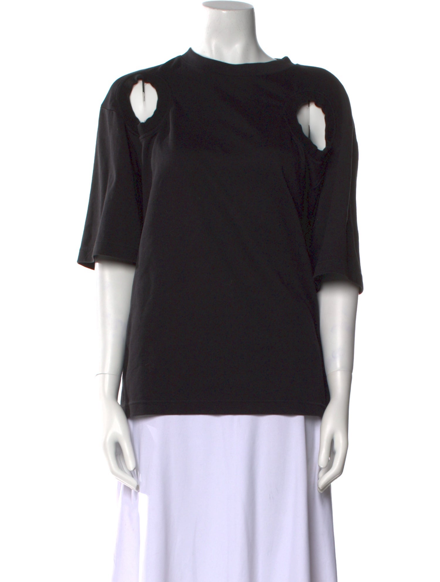 Melitta Baumeister Scoop Neck Short Sleeve Top