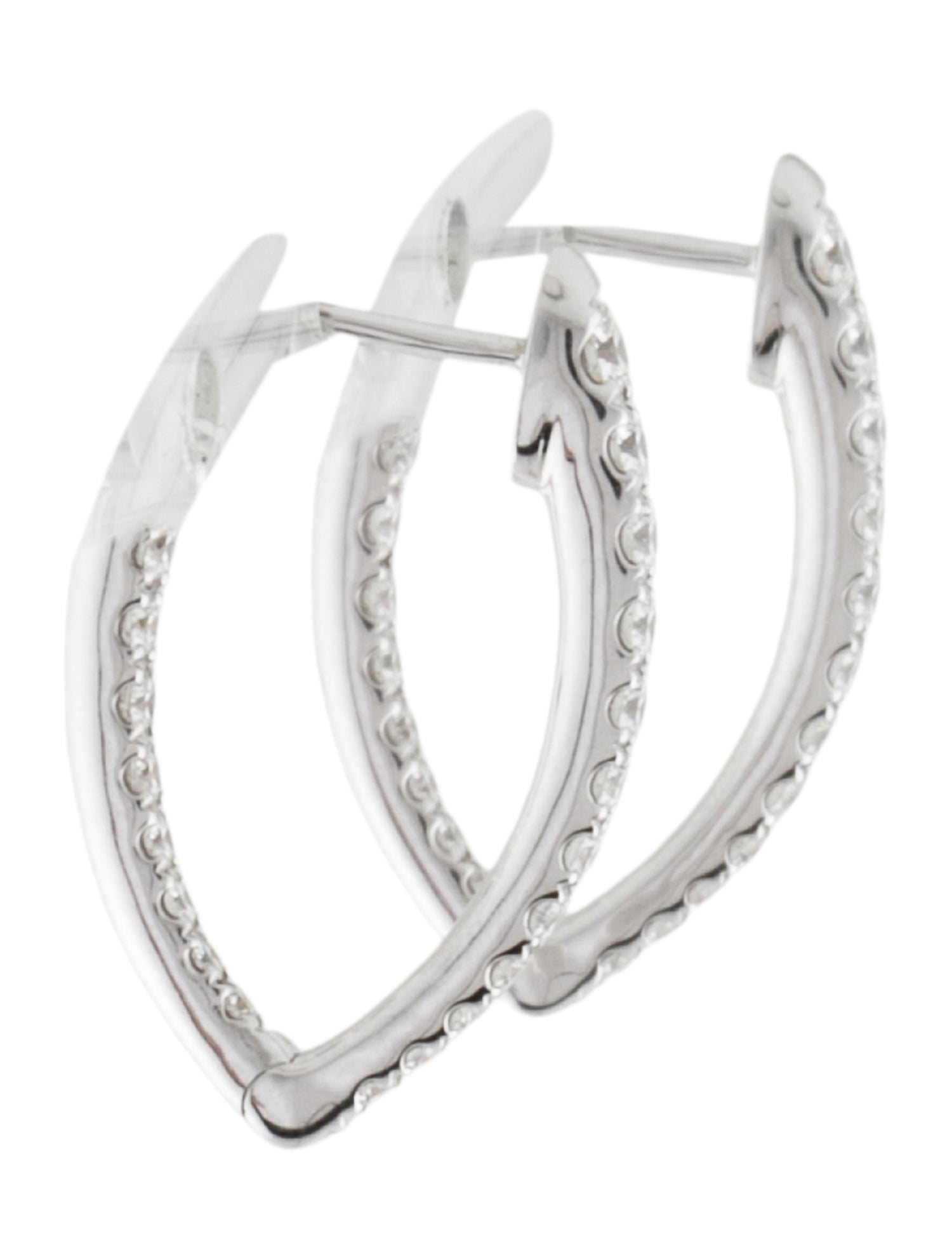 Memoire 18K Imperial Diamond Hoop Earrings