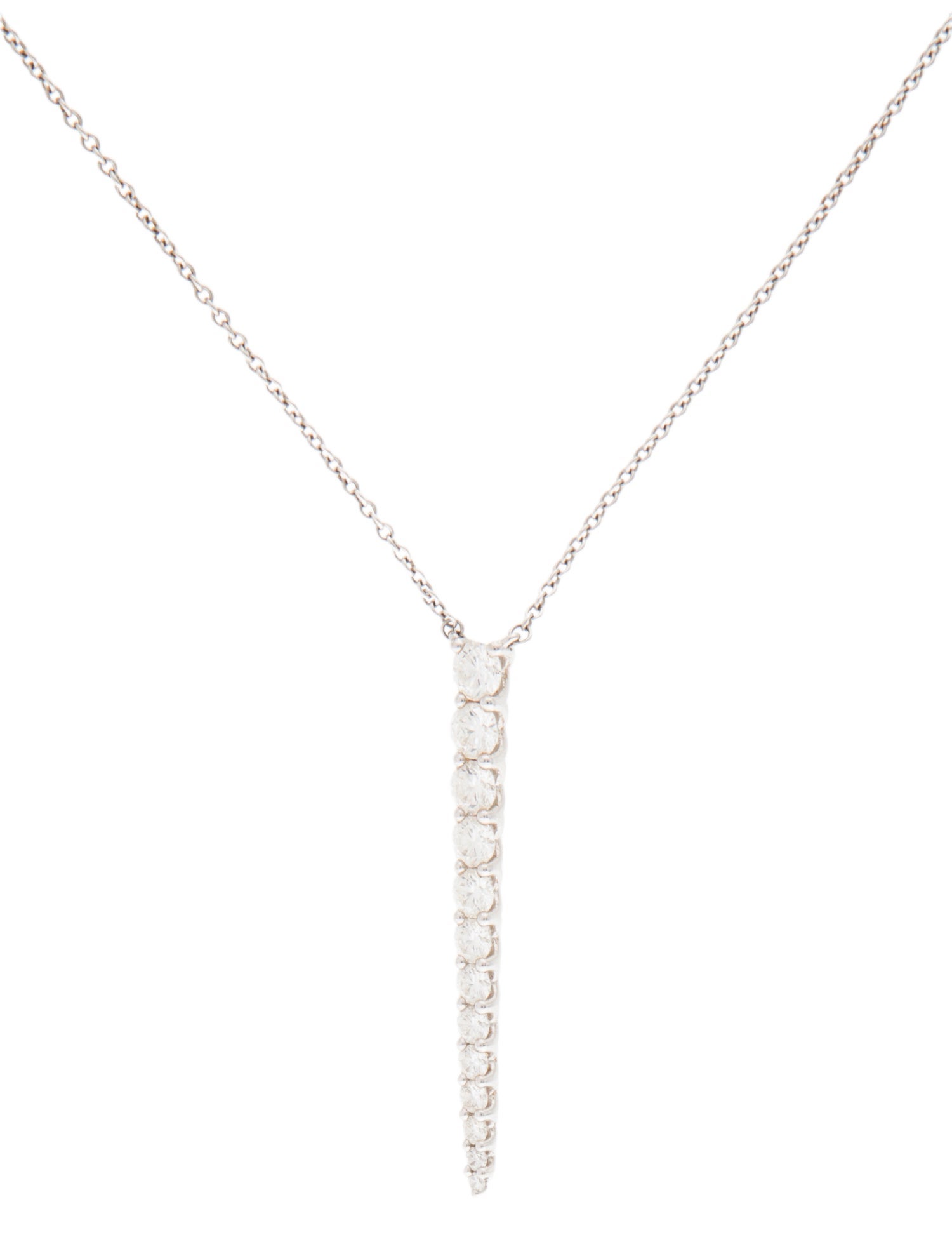 Memoire 18K Diamond Pendant Necklace
