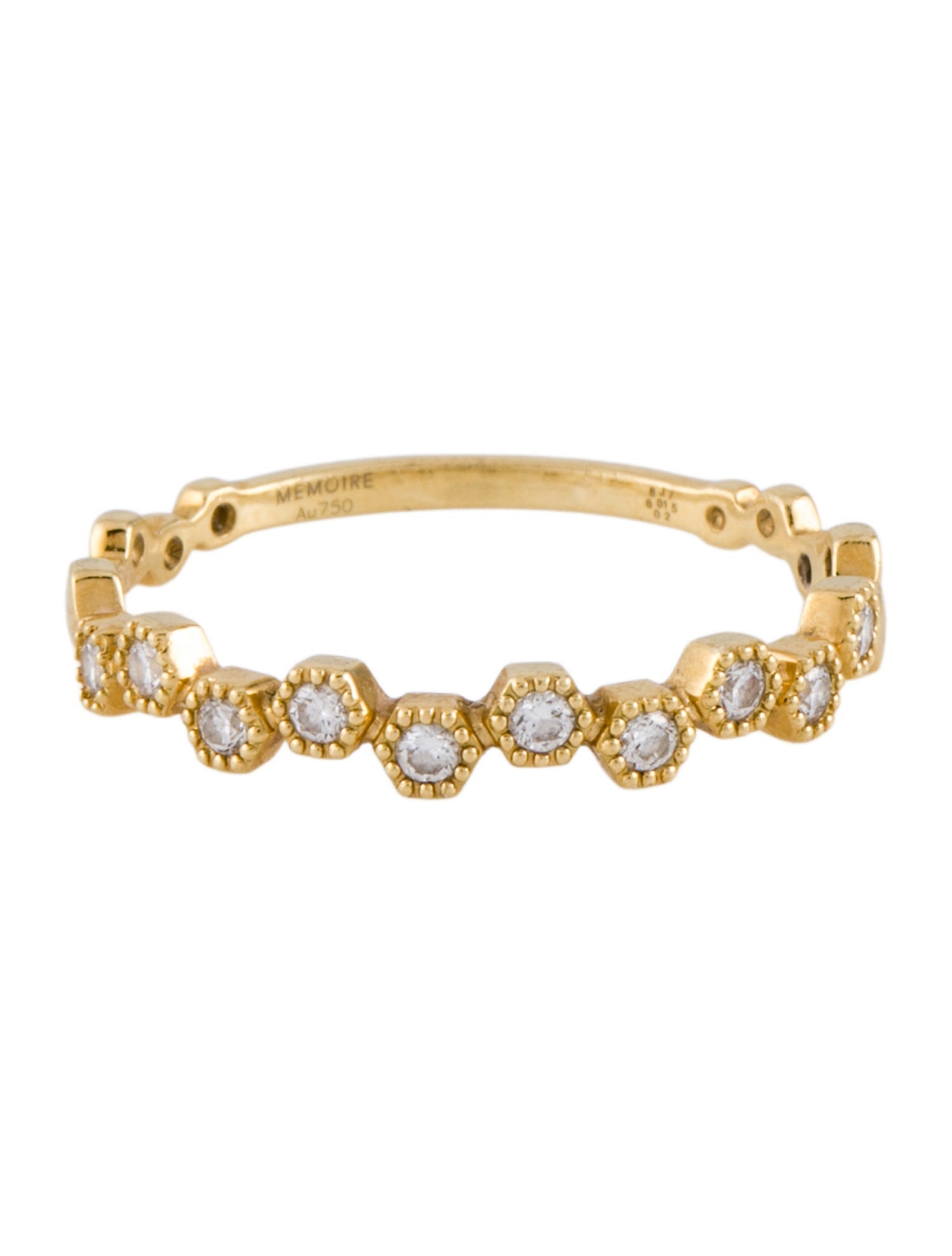 Memoire 18K Diamond Bubble Band Ring