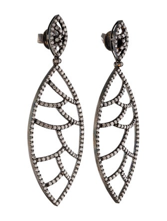 Meghna Jewels Diamond Bora Bora Drop Earrings